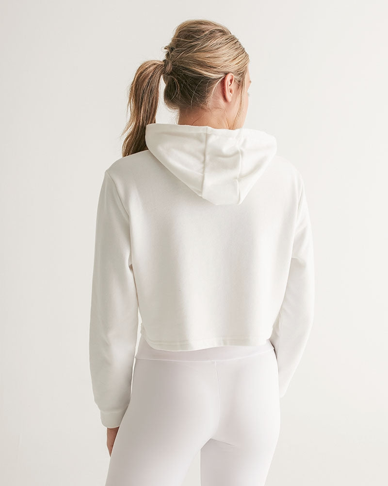 Caffeine Queen Cloud Women's Cropped Hoodie