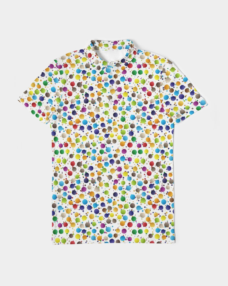 Happiness Men's Slim Fit Short Sleeve Polo | Always Get Lucky