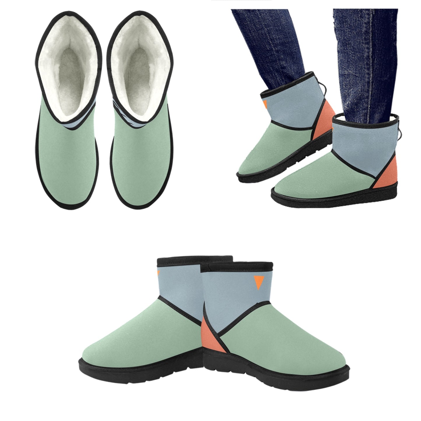 Aspen Vluxe by Lucky Nahum Low Top Men's Snow Boots (Model 049)