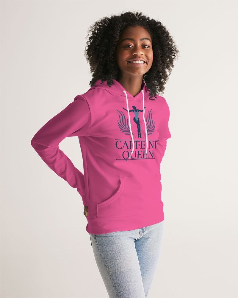 Caffeine Queen Hot Pink Women's Hoodie