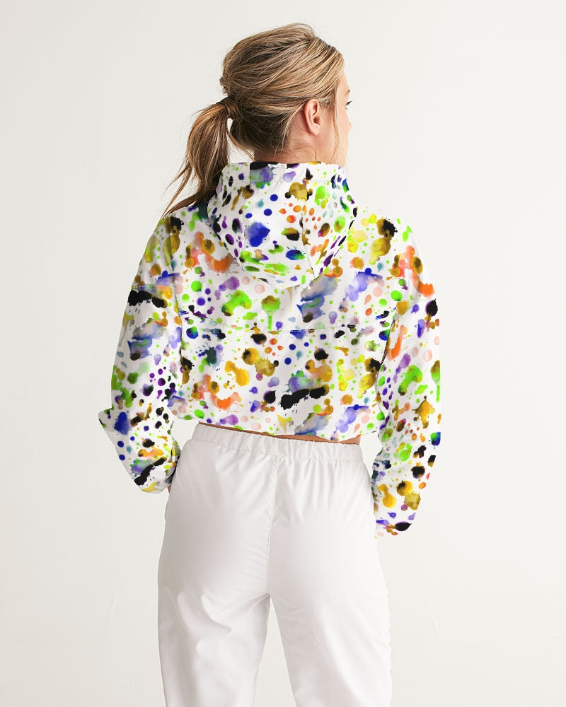 Funky Beast Women's Cropped Windbreaker | Always Get Lucky