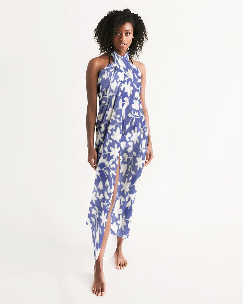 Camo Flower Sky Swim Cover Up