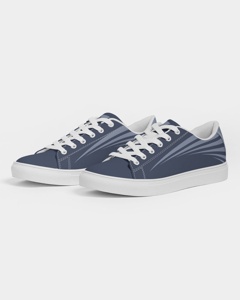 Solid State Of Mind Navy Men's Faux-Leather Sneaker