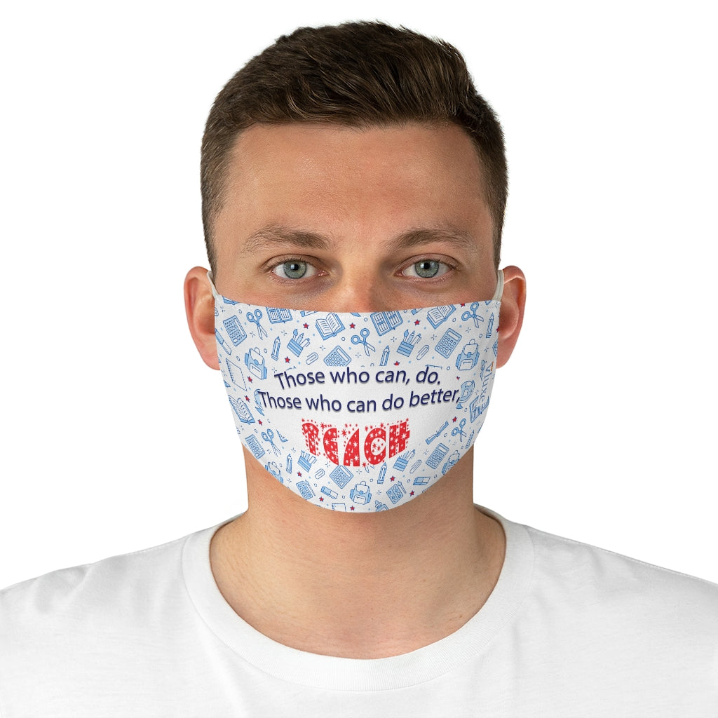 Teach Double Layer Fabric Face Mask from Vluxe by Lucky Nahum
