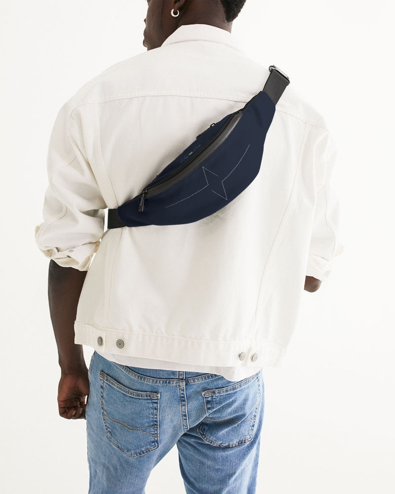 Lucky Lime Navy Geometric Crossbody Sling Bag