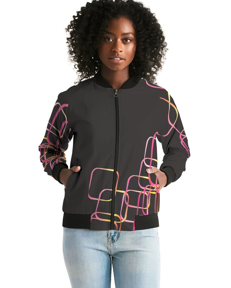 Palm Springs Soft Black Women's Bomber Jacket