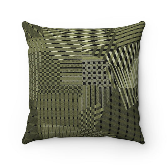 Rags 2 Riches Pistachio Faux Suede Square Pillow