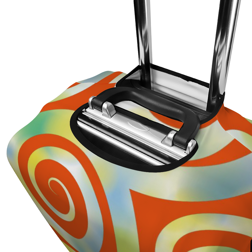 Orange RibbonsLuggage Case Cover