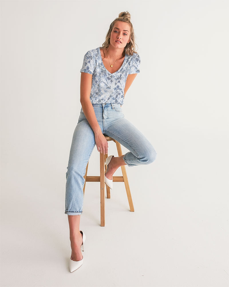 Pacific Dreams Women's V-Neck Tee