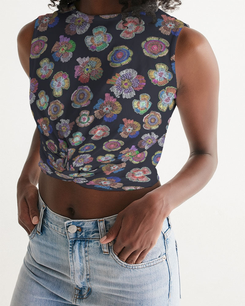 Blooming Women's Twist-Front Tank