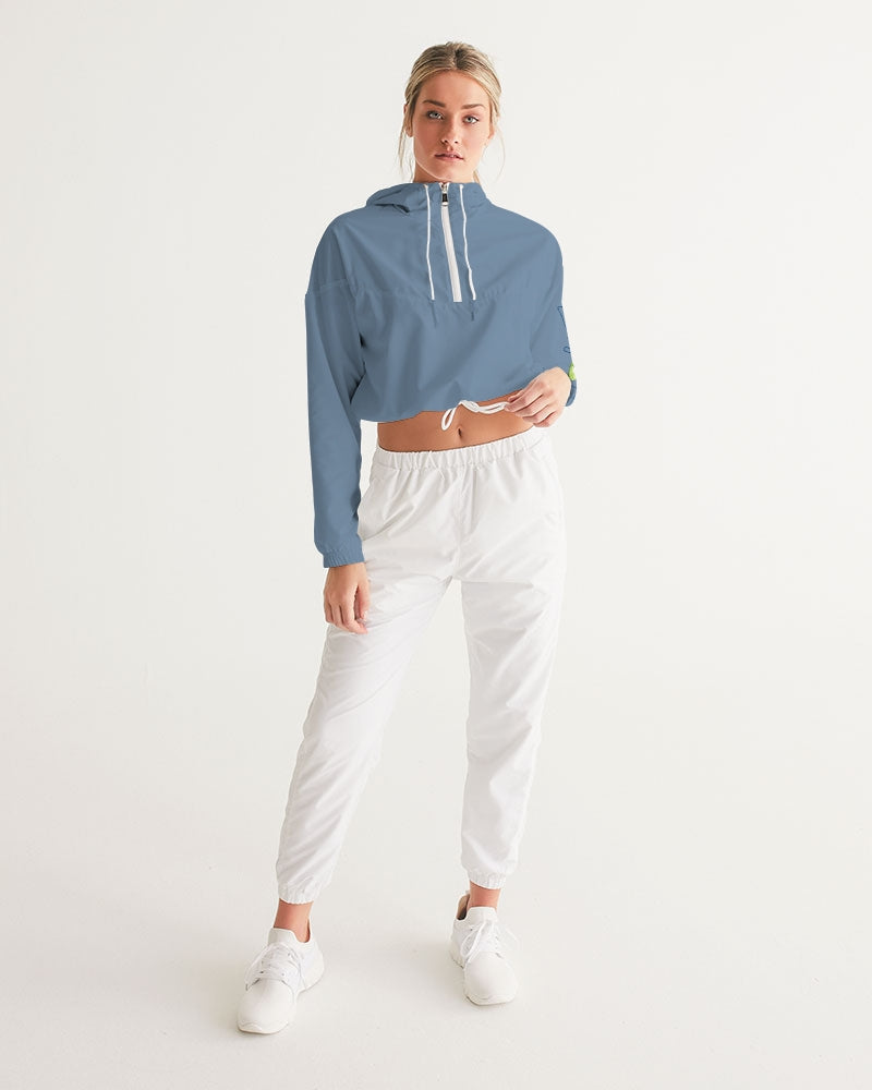 Signature Lucky Lime Tabil Women's Cropped Windbreaker