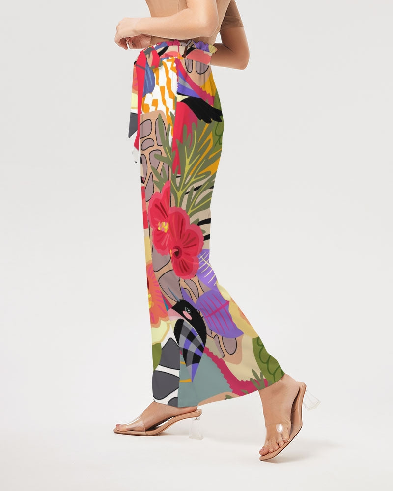 Bird of Paradise Women's High-Rise Wide Leg Pants
