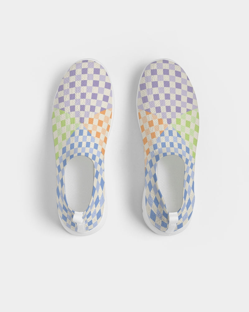Criss Cross Check Multi Women's Slip-On Flyknit Shoe