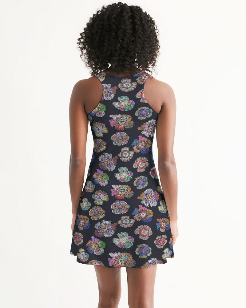 Blooming Women's Racerback Dress | Always Get Lucky