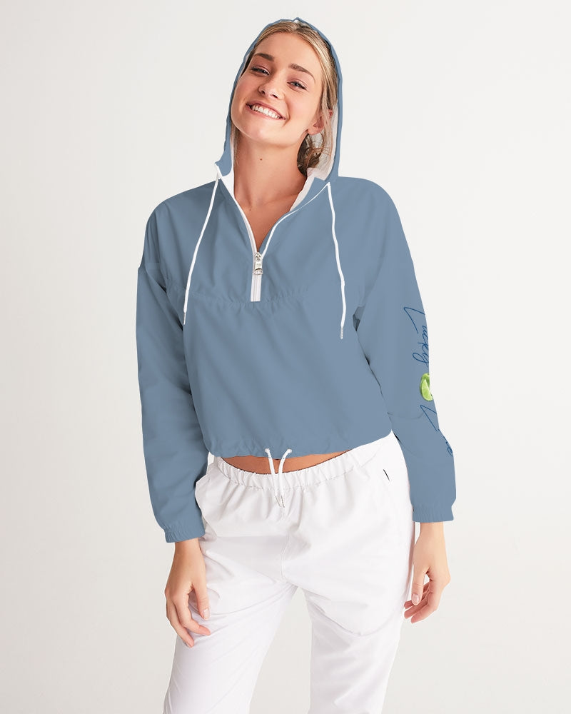Signature Lucky Lime Tabil Women's Cropped Windbreaker