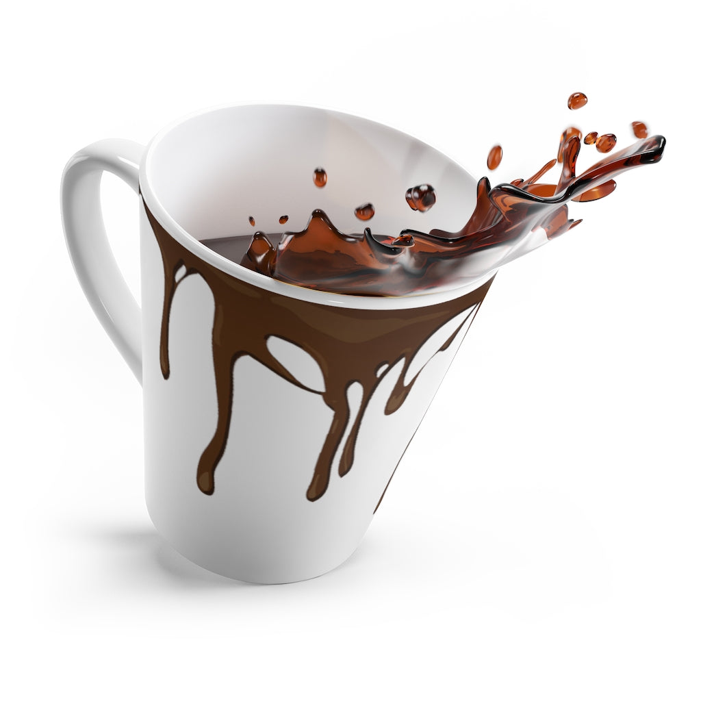 Dripped White Cloud Latte Mug from Vluxe by Lucky Nahum