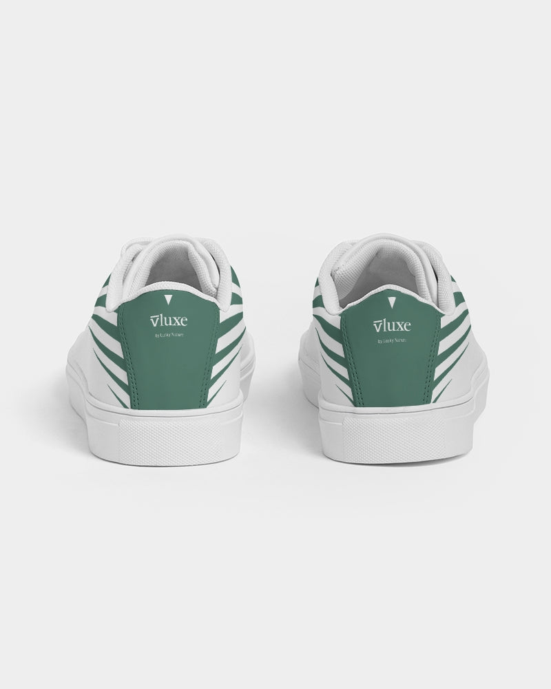 Fly High Green Women's Faux-Leather Sneaker | Always Get Lucky