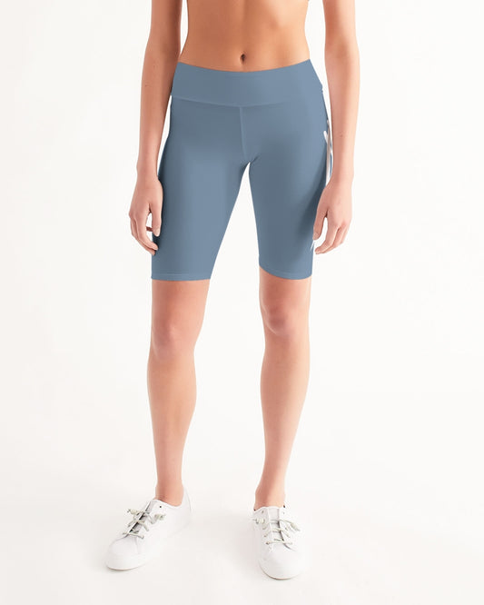 Signature Lucky Lime Tabil Women's Mid-Rise Bike Shorts