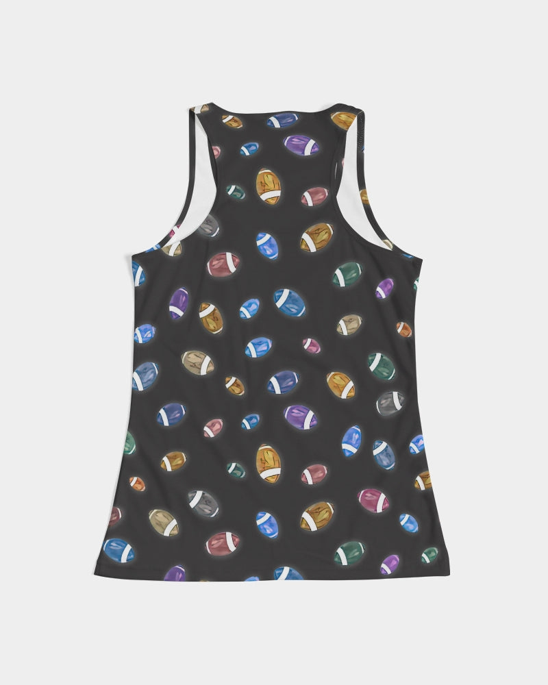 Football Season Gray Women's Tank