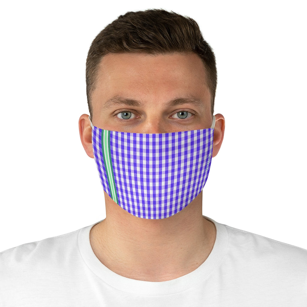 Racer Purple Double Layer Fabric Face Mask