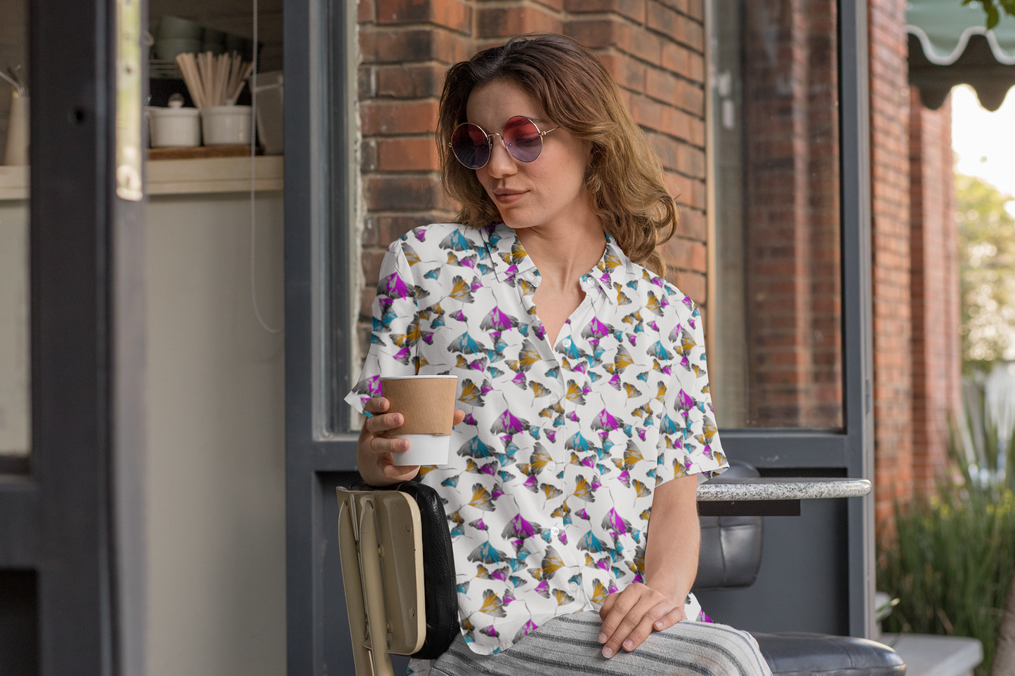 Zanzibar All-over Print Women's Blouse