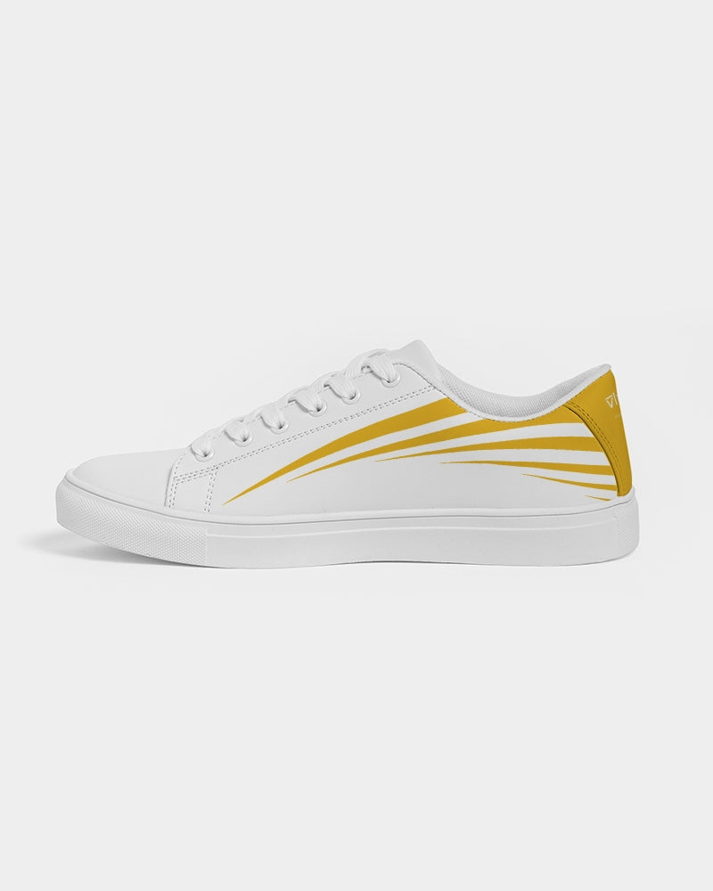 Fly High Yellow Men's Faux-Leather Sneaker | Always Get Lucky