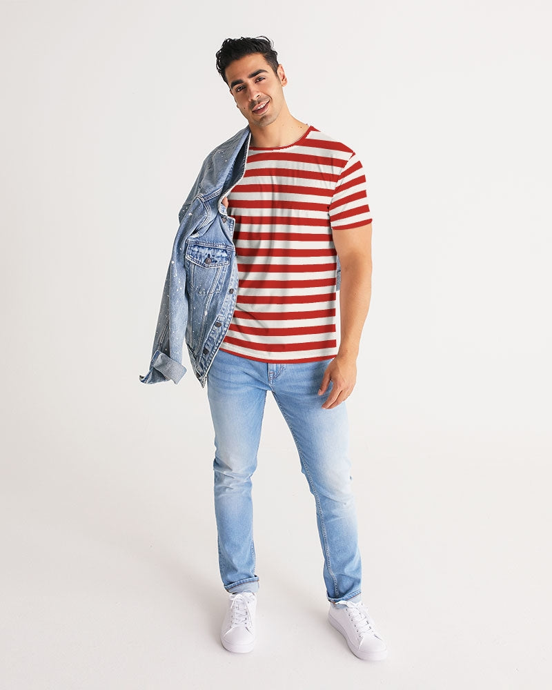 Classic Vluxe Red Stripe Men's Tee