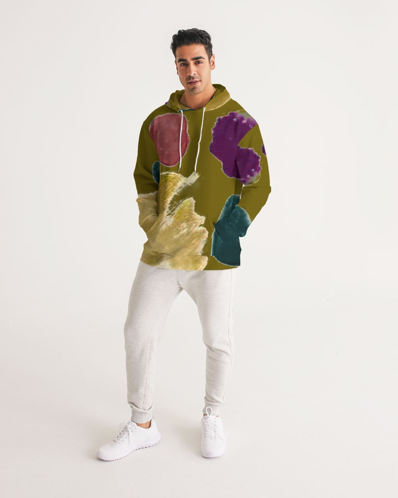 Splash Olive Men's Hoodie| Always Get Lucky