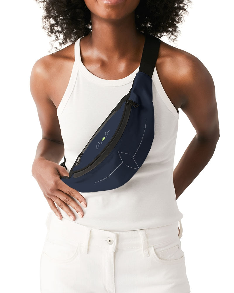 Lucky Lime Navy Geometric Crossbody Sling Bag