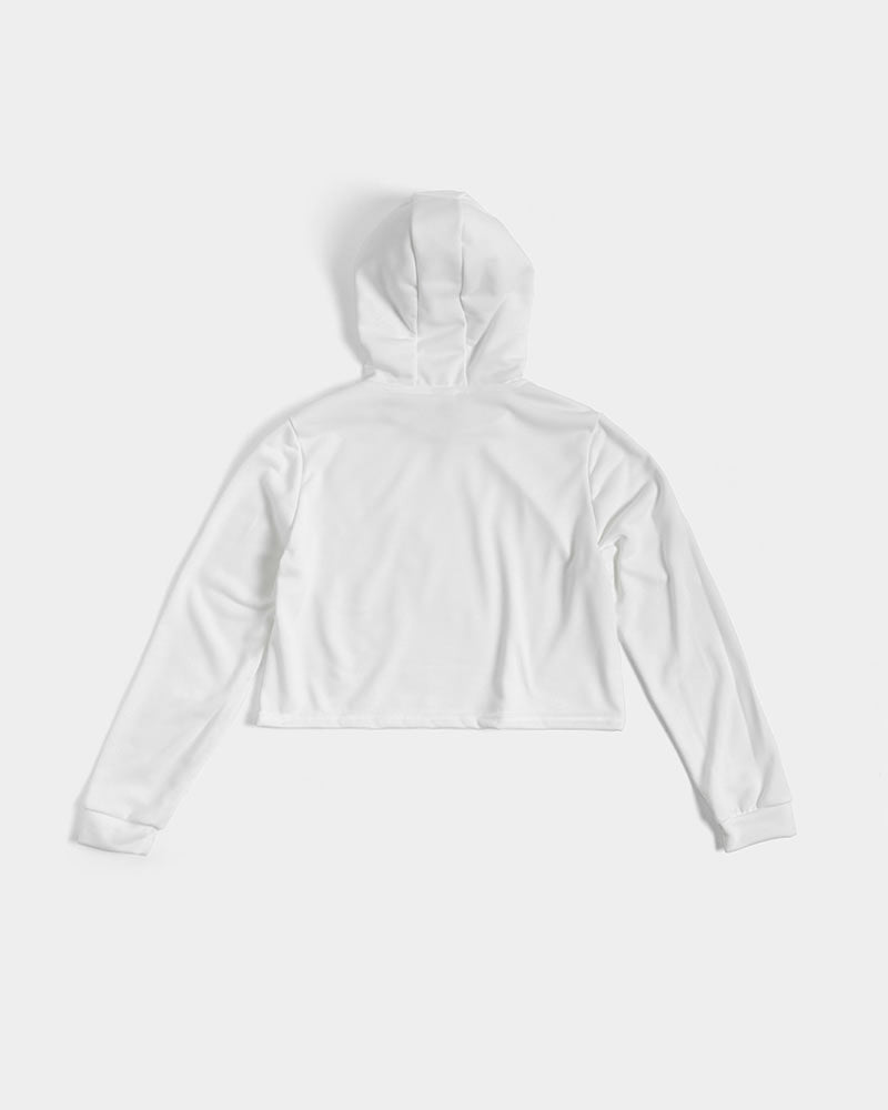 Caffeine Queen Cloud Women's Cropped Hoodie