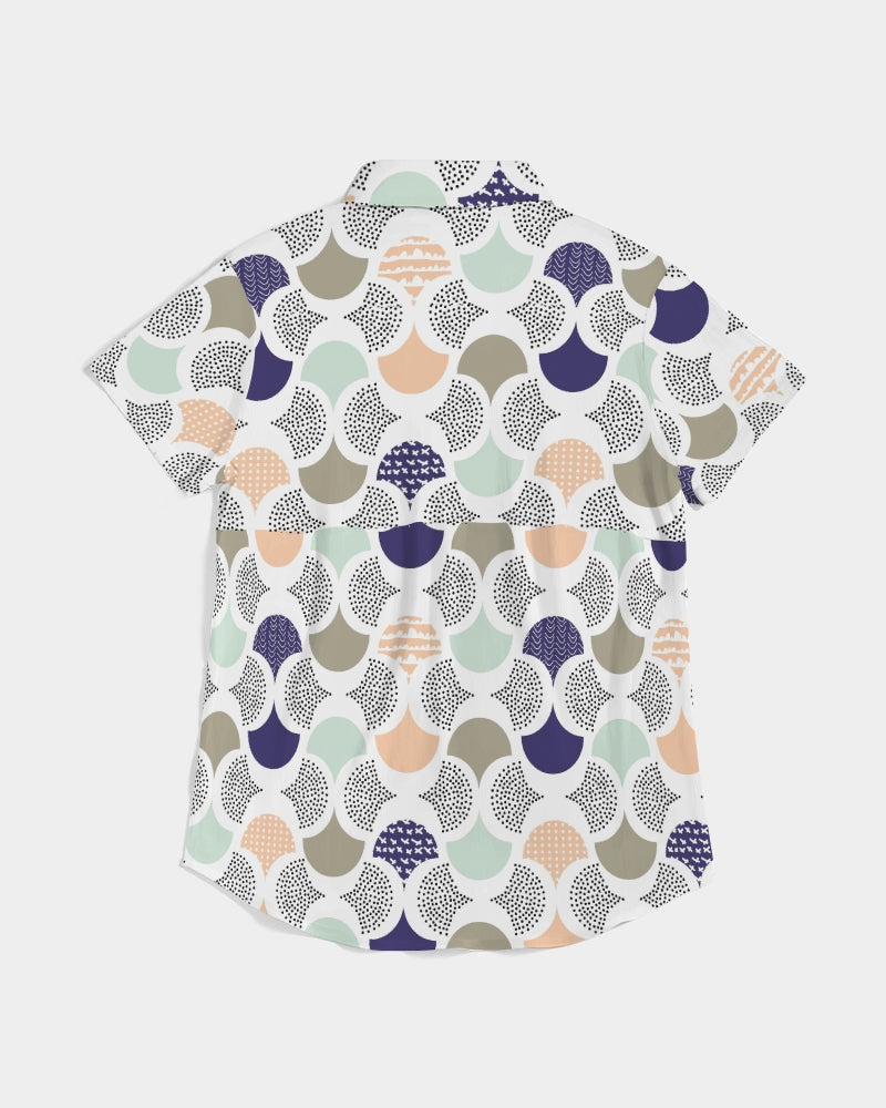 Shells Women's Short Sleeve Button Up | Always Get Lucky
