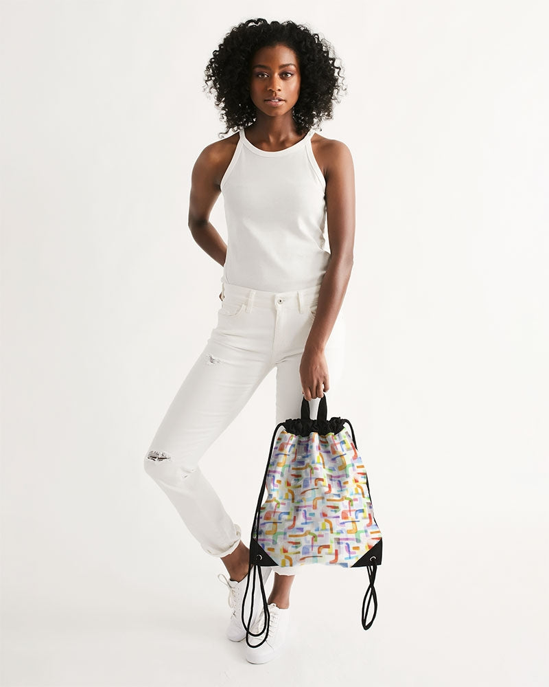 Boomerang Canvas Drawstring Bag