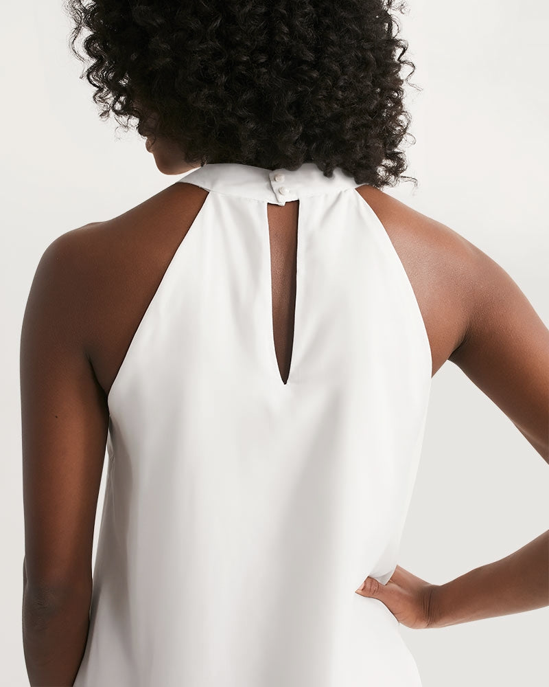 Tropical Winds Women's Halter Dress