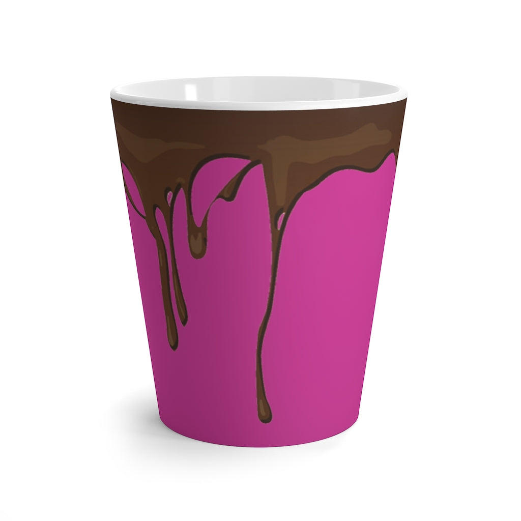 Dripped Candy Pink Latte Mug from Vluxe by Lucky Nahum