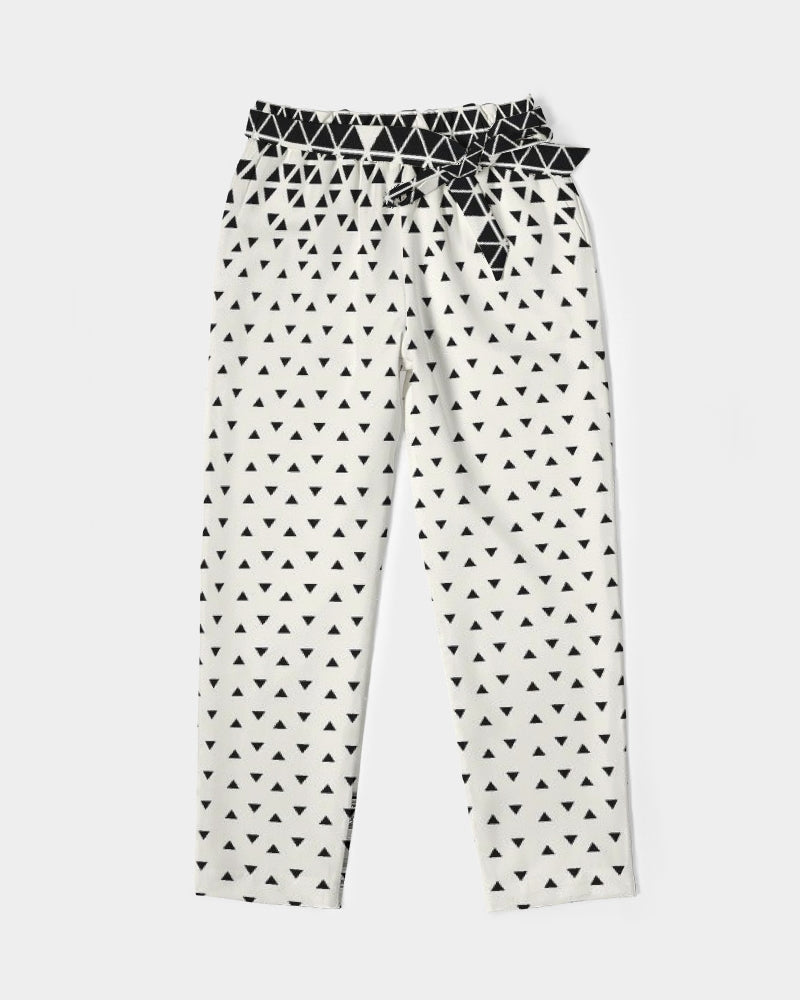 Viterbo Women's Belted Tapered Pants