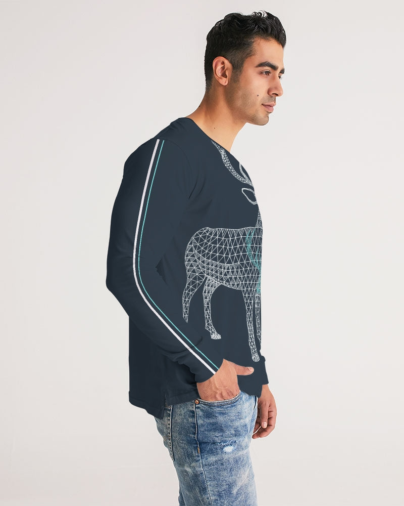 Norway Holiday Navy Men's Long Sleeve Tee