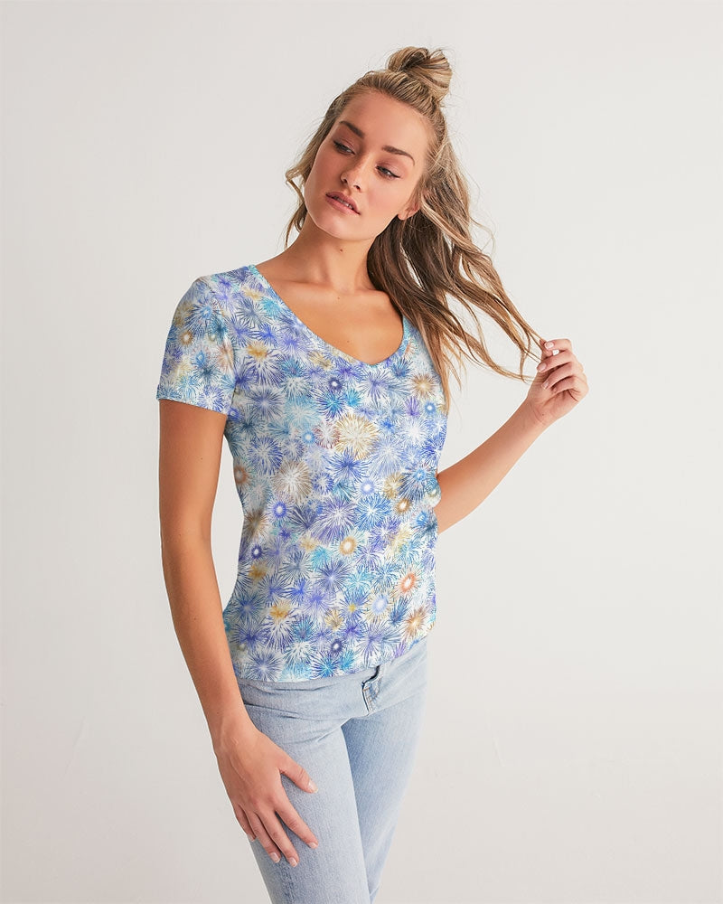 Fireworks Women's V-Neck Tee