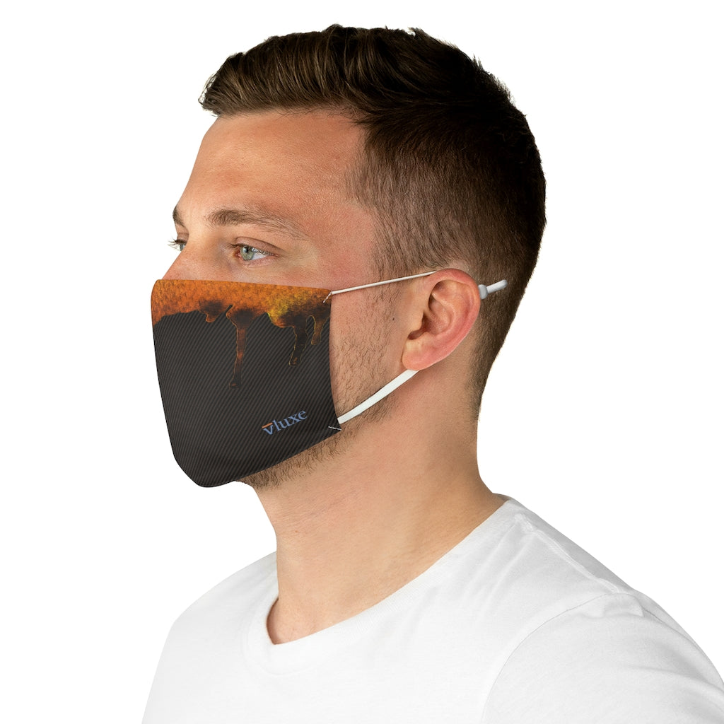 Dripped Coffee Double Layer Fabric Face Mask from Vluxe by Lucky Nahum