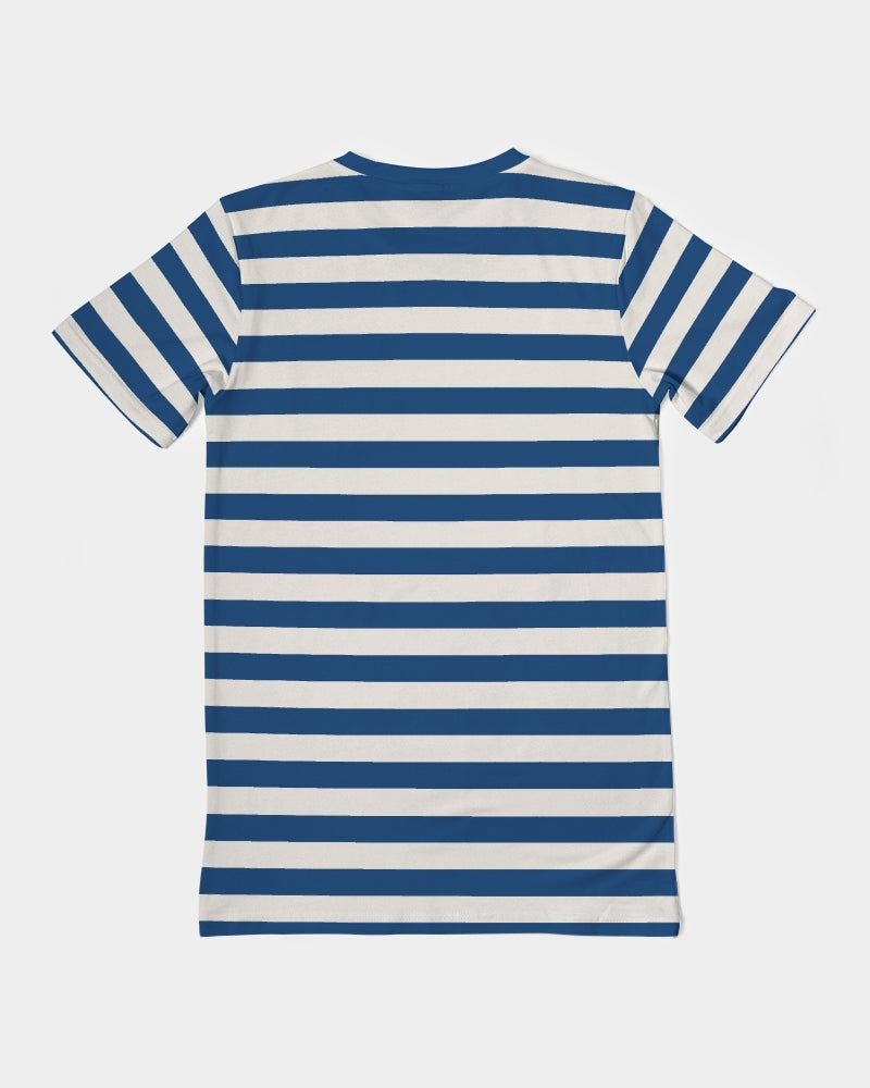 Classic Vluxe Navy Stripe Men's Everyday Pocket Tee