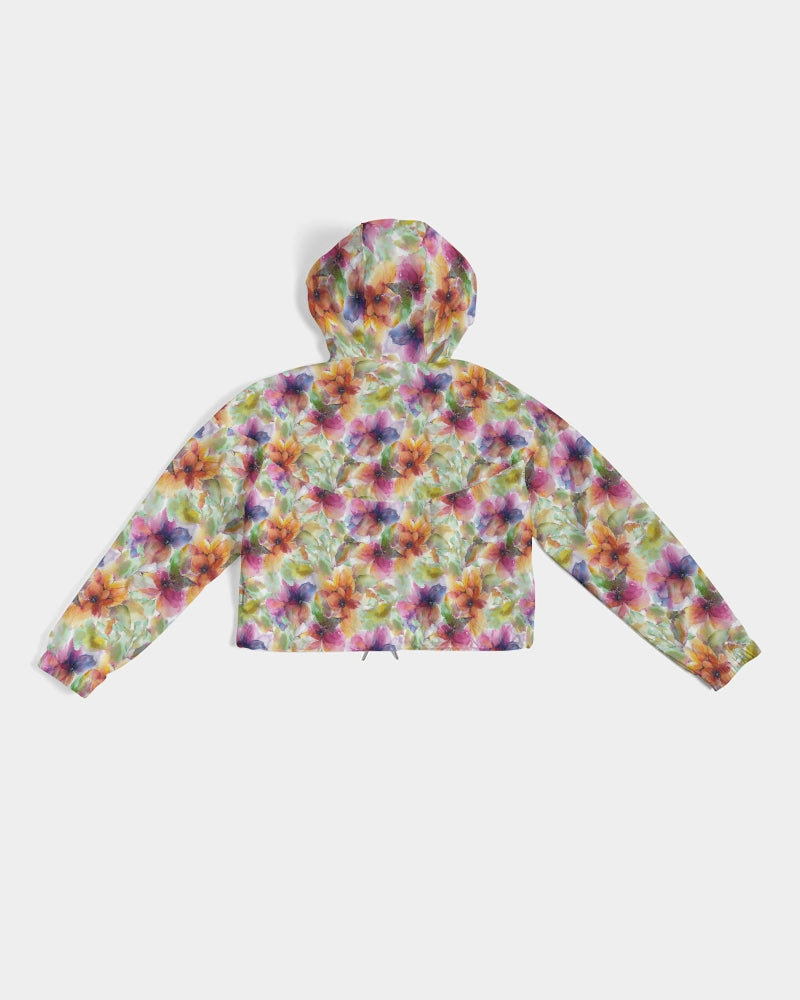 Fleur De Jardin Women's Cropped Windbreaker
