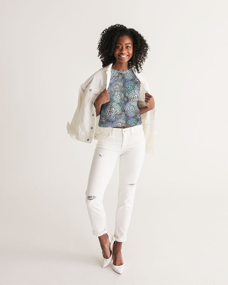 Bari Women's Cropped Tank | Always Get Lucky
