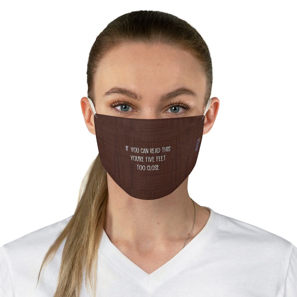 Read Coffee Double Layer Fabric Mask from Vluxe by Lucky Nahum