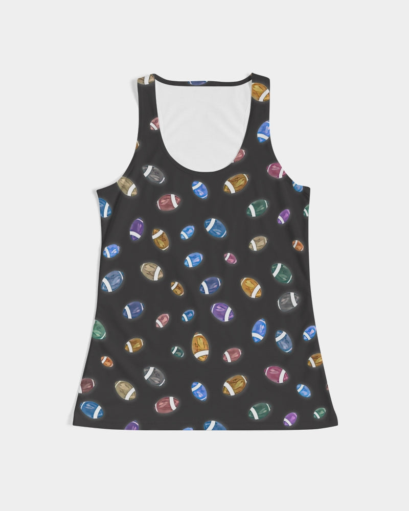 Football Season Gray Women's Tank