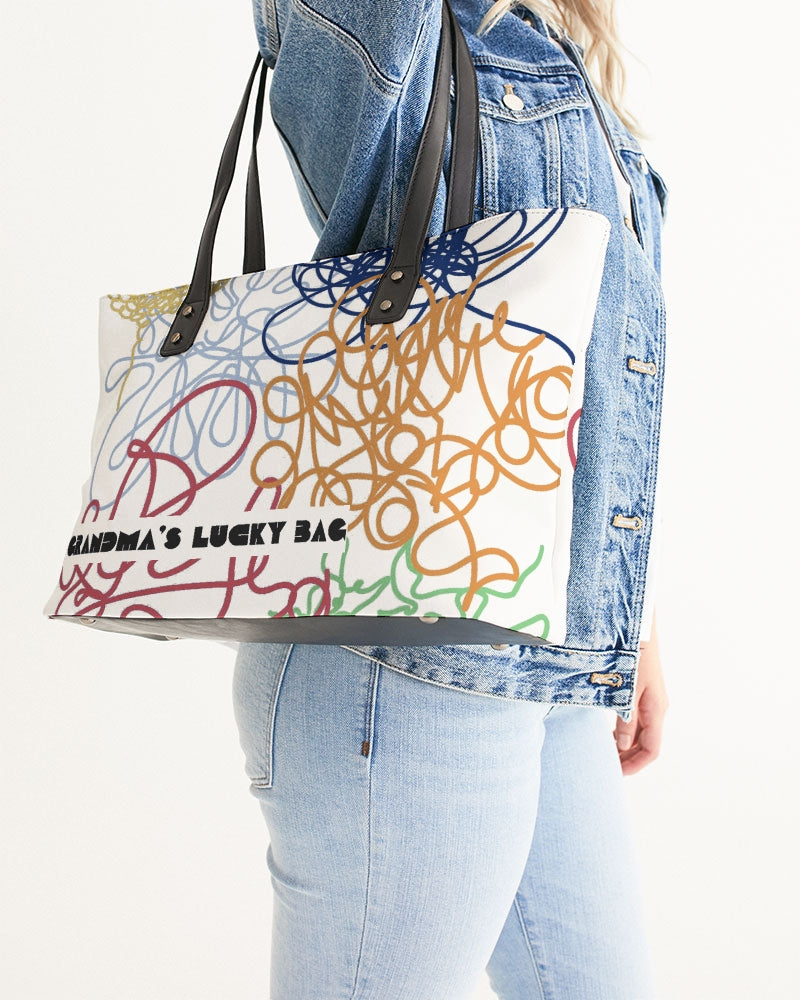 Grandma's Lucky Bag White Stylish Tote