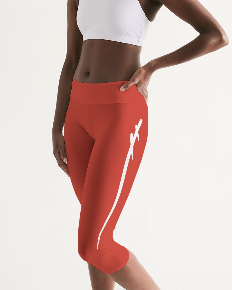 Signature Lucky Lime Paprika Women's Mid-Rise Capri
