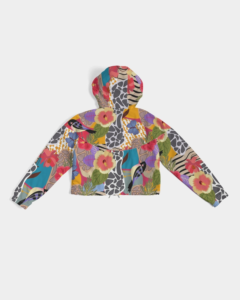 Bird of Paradise Women's Cropped Windbreaker