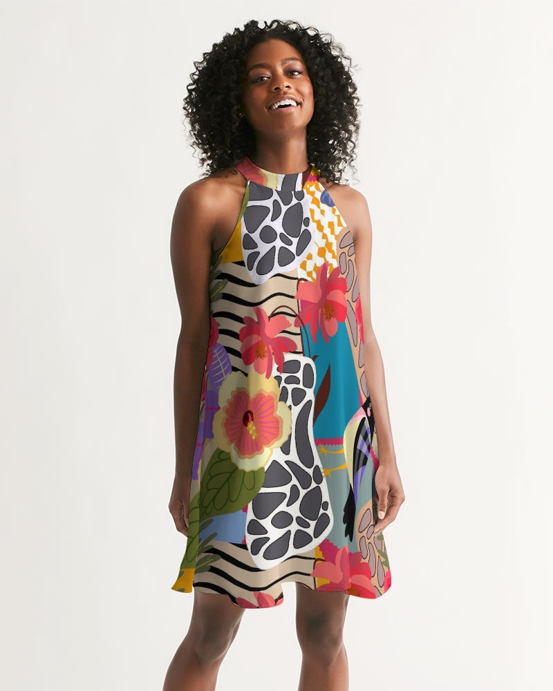 Bird of Paradise Women's Halter Dress