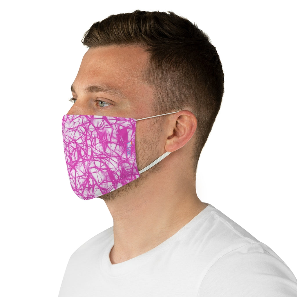 Wired Pink Double Layered Fabric Face Mask