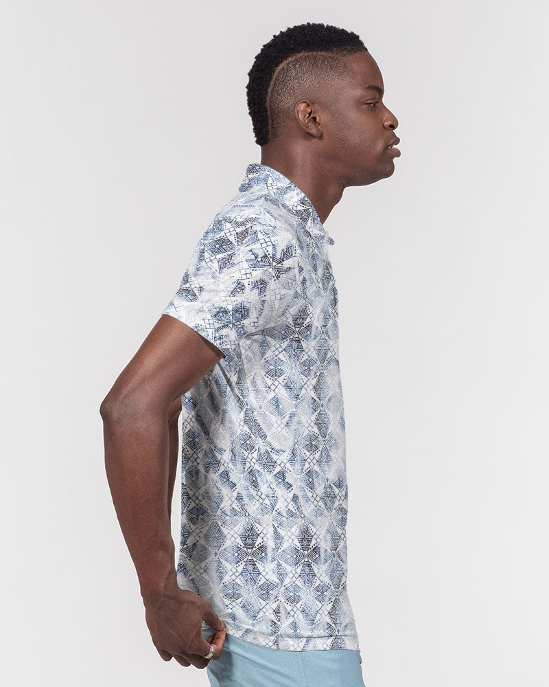 Pacific Dreams Men's Slim Fit Short Sleeve Polo