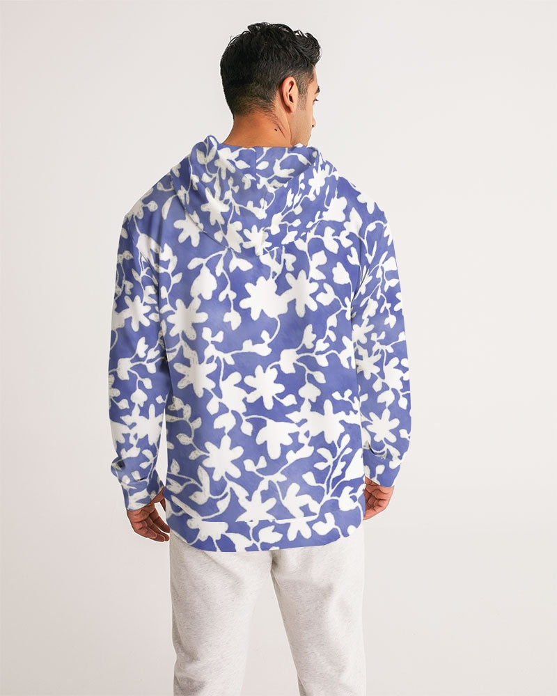 Camo Flower Sky Men's Hoodie